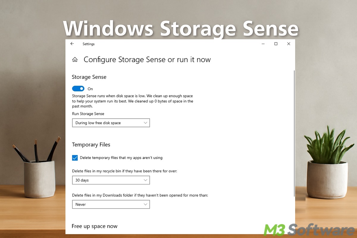 Windows Storage Sense
