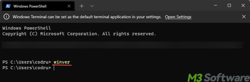 Winver Windows PowerShell