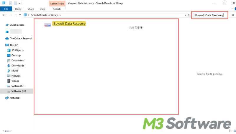 search for file or folder in Windows File Explorer
