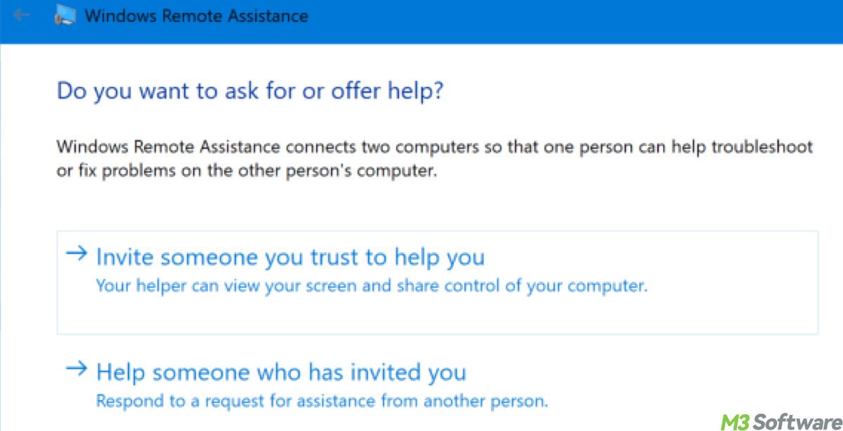 Windows Remote Assistance