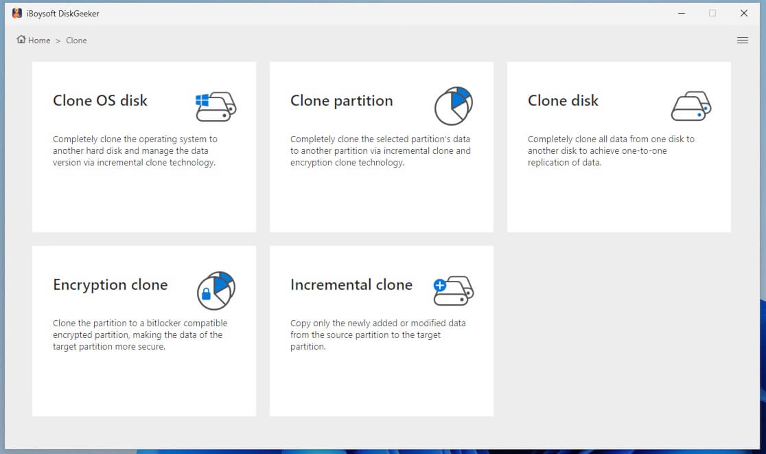 iBoysoft DiskGeeker for Windows