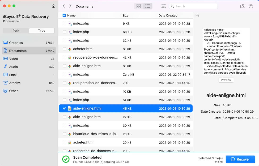 iBoysoft Data Recovery for Mac