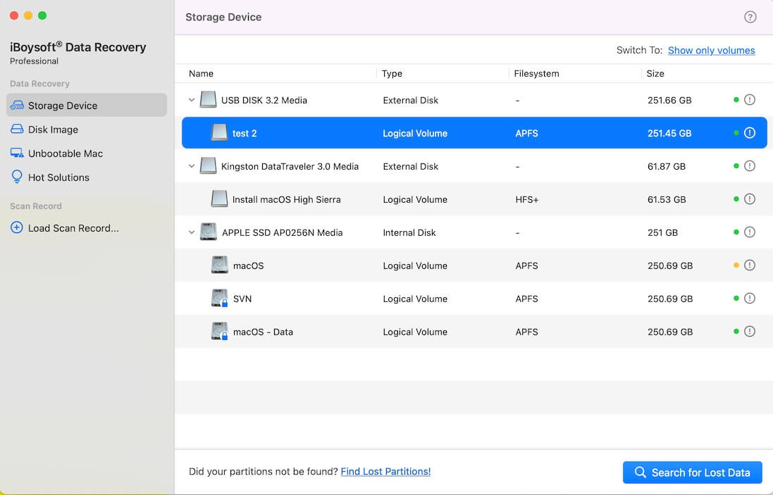 iBoysoft Data Recovery for Mac