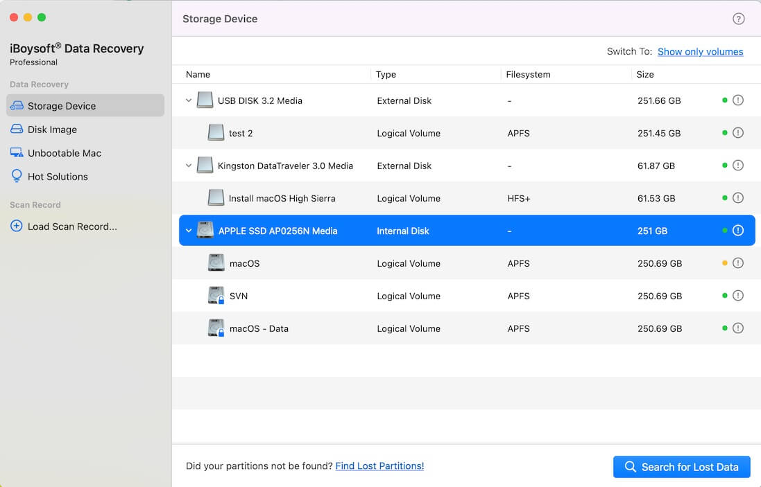 iBoysoft Data Recovery for Mac