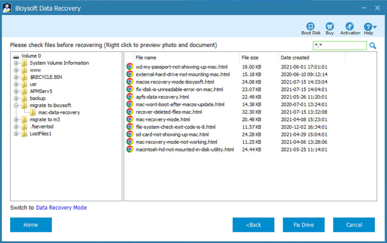 Fix lost partition