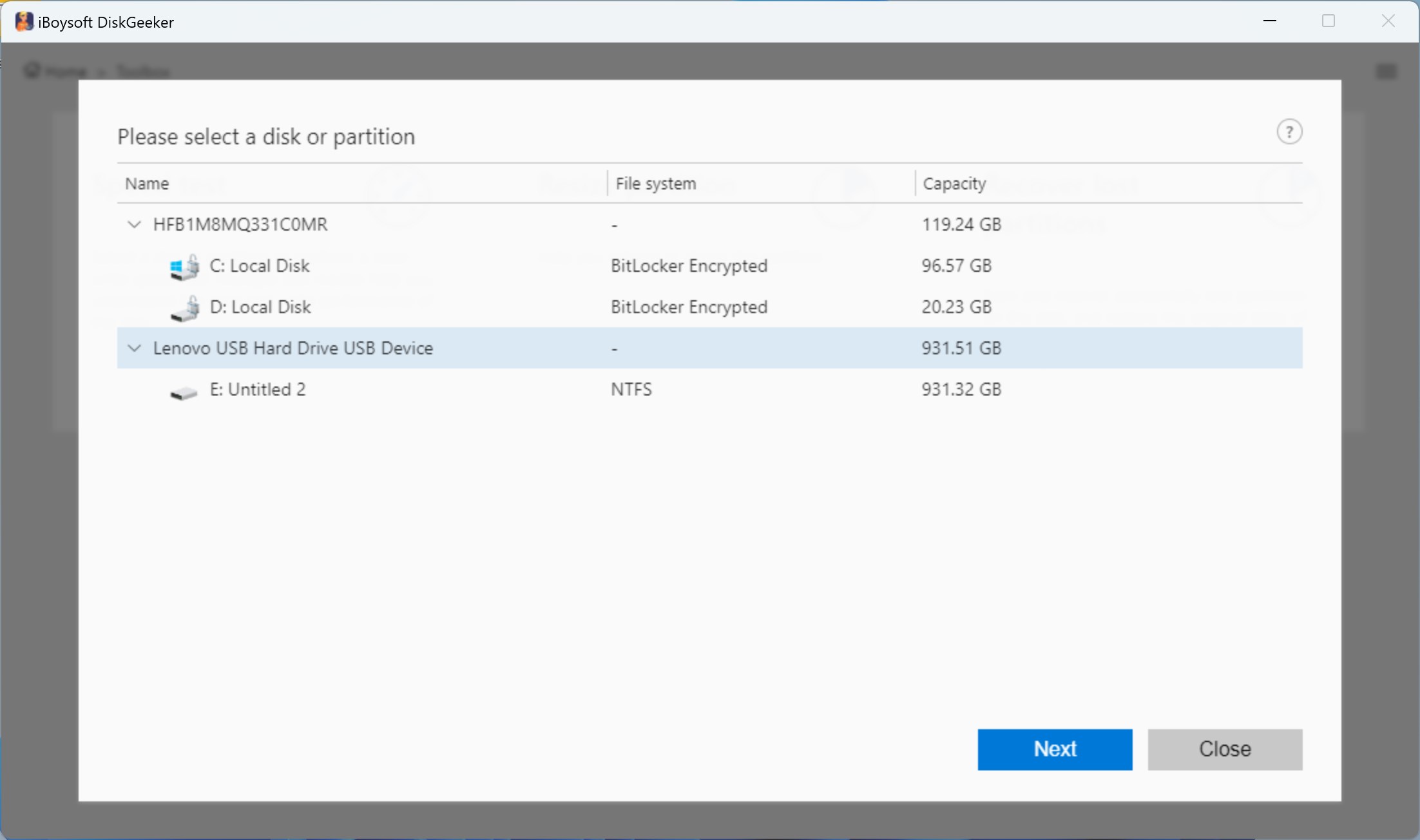 disk speed test