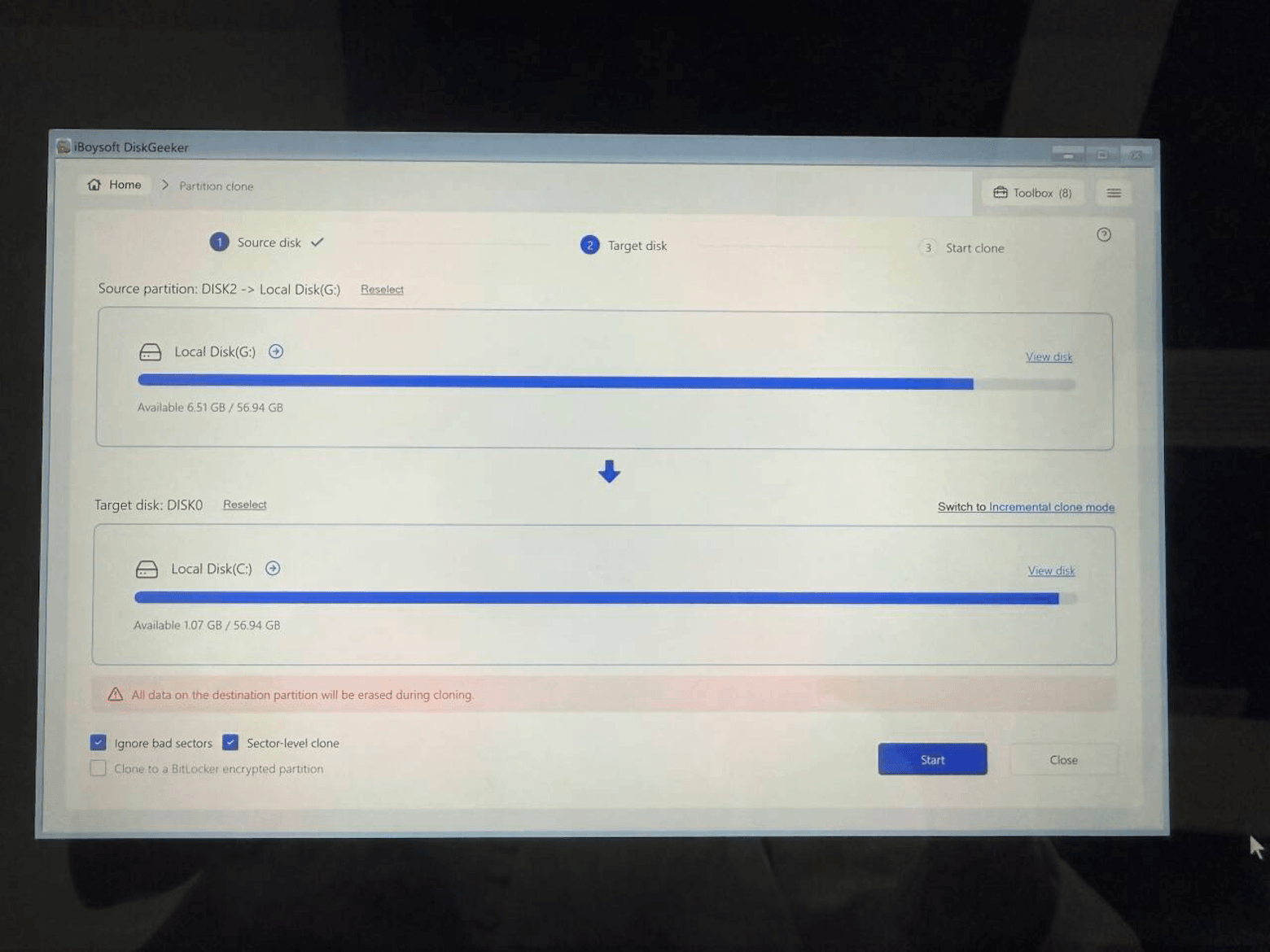 system restoration