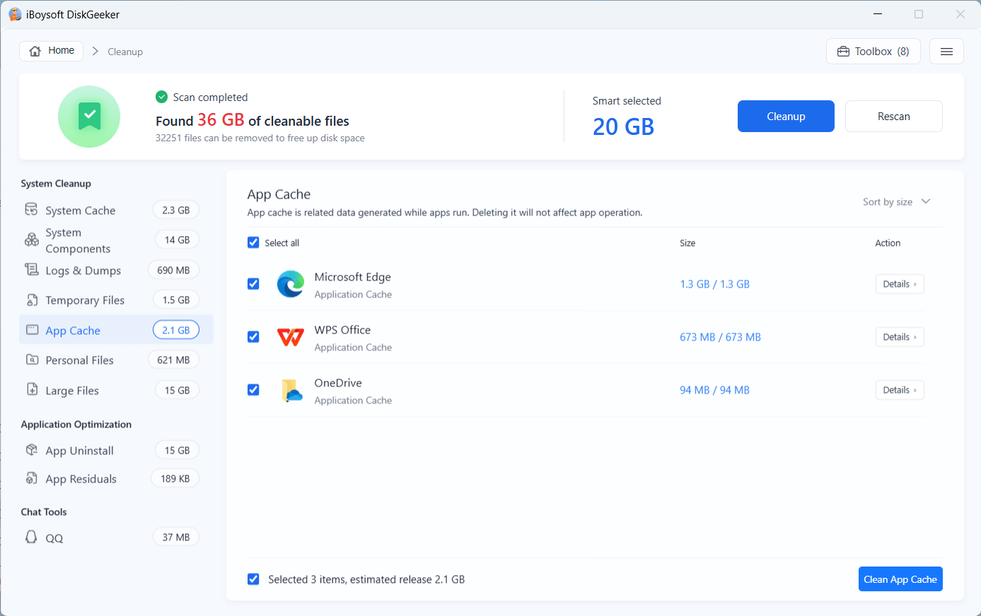 app cache