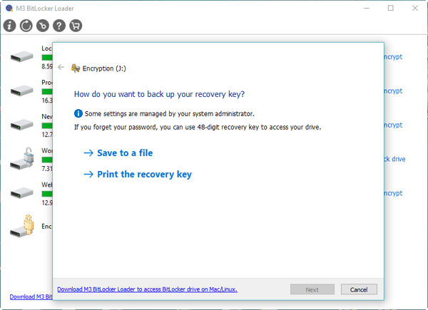 bitlocker download for usb