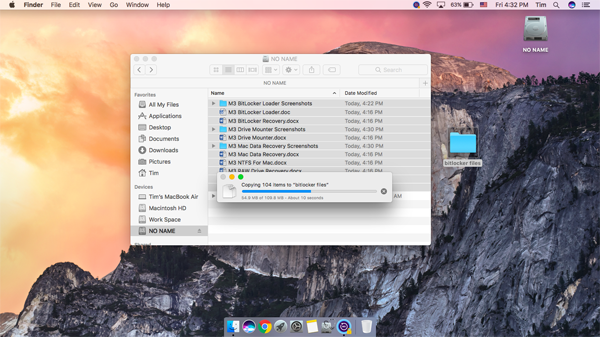 Read/write BitLocker encrypted USB flash drive on Mac