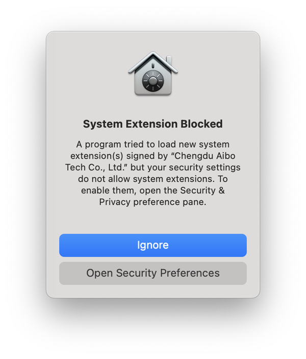 Allow system extensions