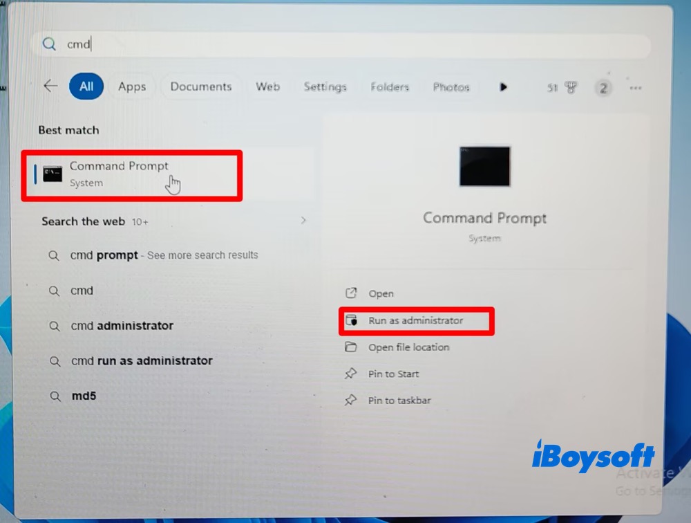 Run Command Prompt