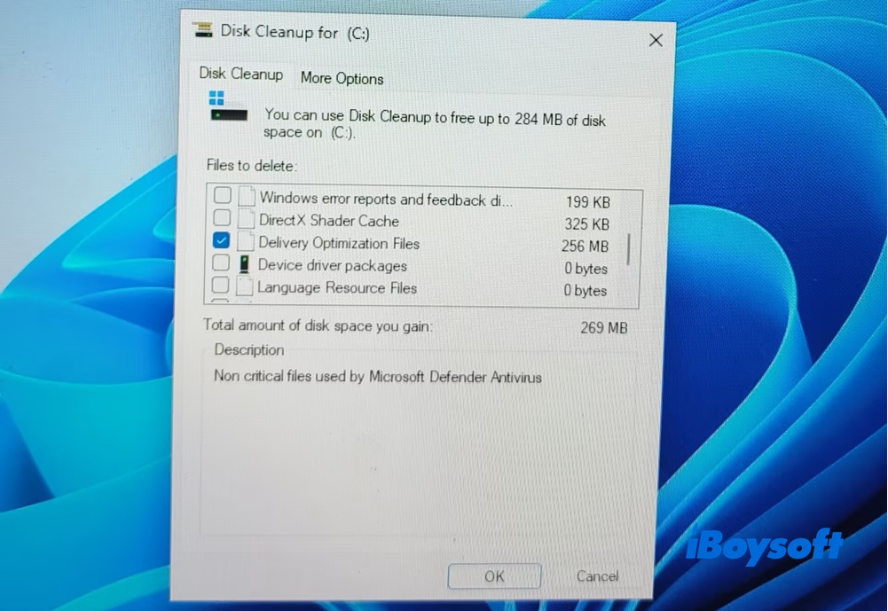 Clean up Delivery Optimization Files