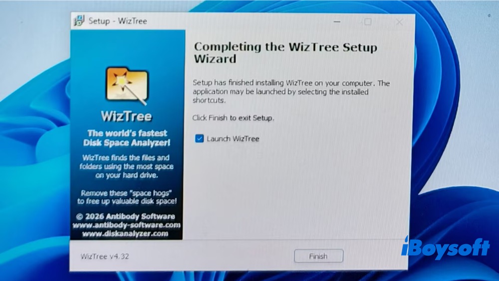 WizTree setup