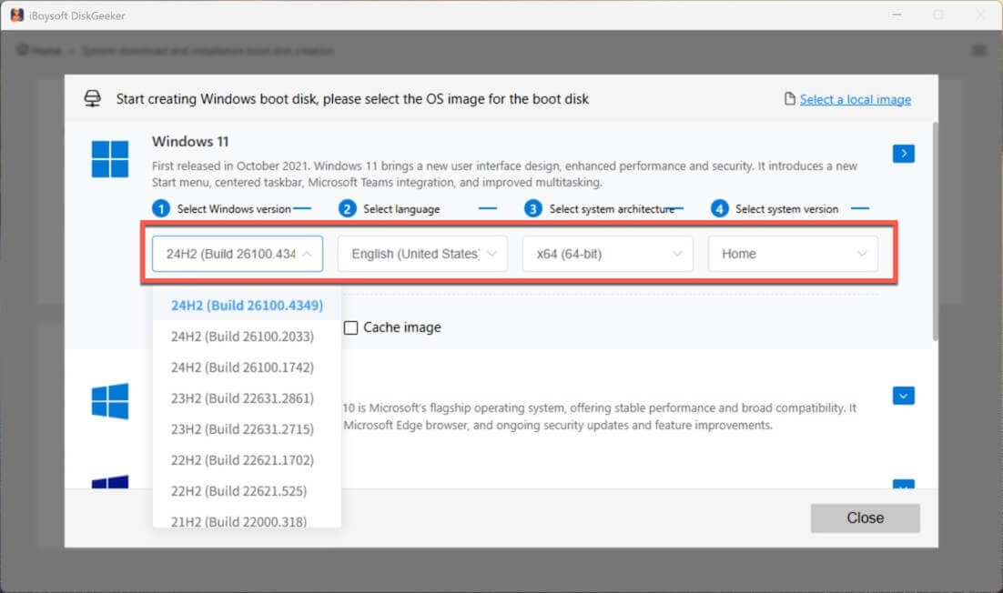 create Windows 11 bootable USB installer
