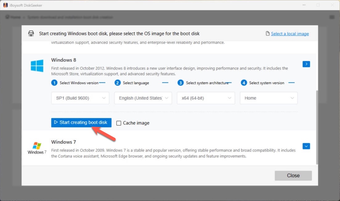 create Windows 8 bootable USB installer